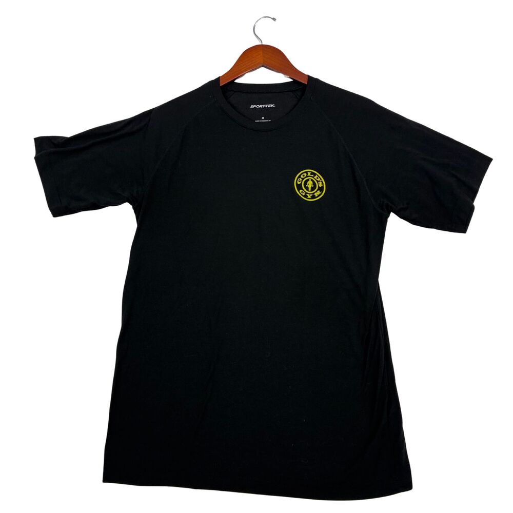 Gold's Gym Personal Trainer T-Shirt Men's M Black Sport-Tek Workout Fitness Tee
